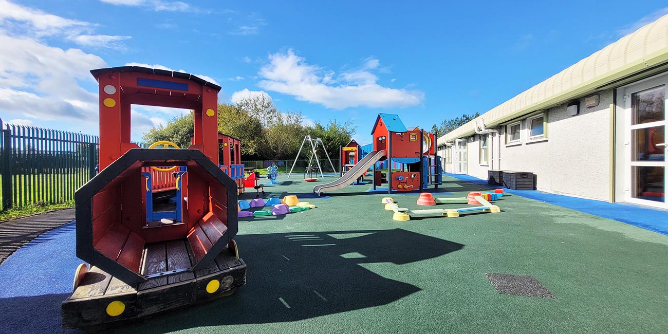 Outdoor Play Area - First Steps Creche & Preschool, Waterford.